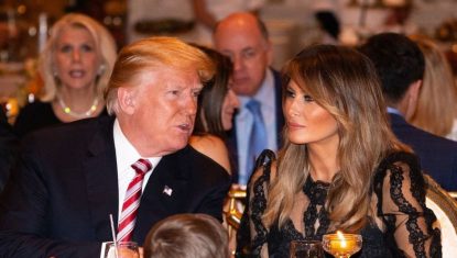 Donald-et-Melania-Trump-en-famille-pour-un-repas-de-fete