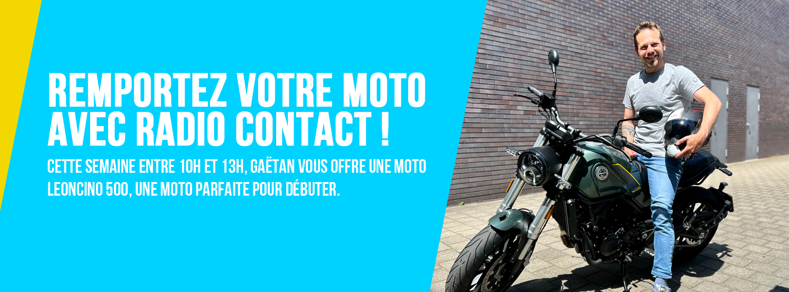Remportez votre moto avec Radio Contact ! - Radio Contact - Radio