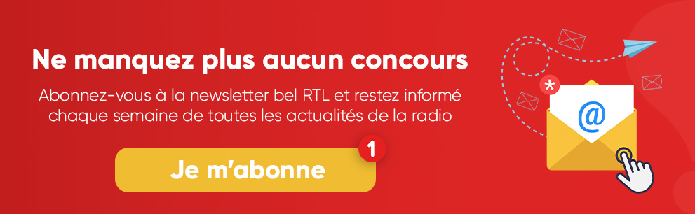 inscription à la newsletter bel rtl