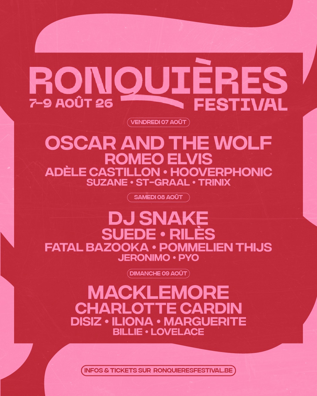 Affiche ronquiere festival 2026 radio contact