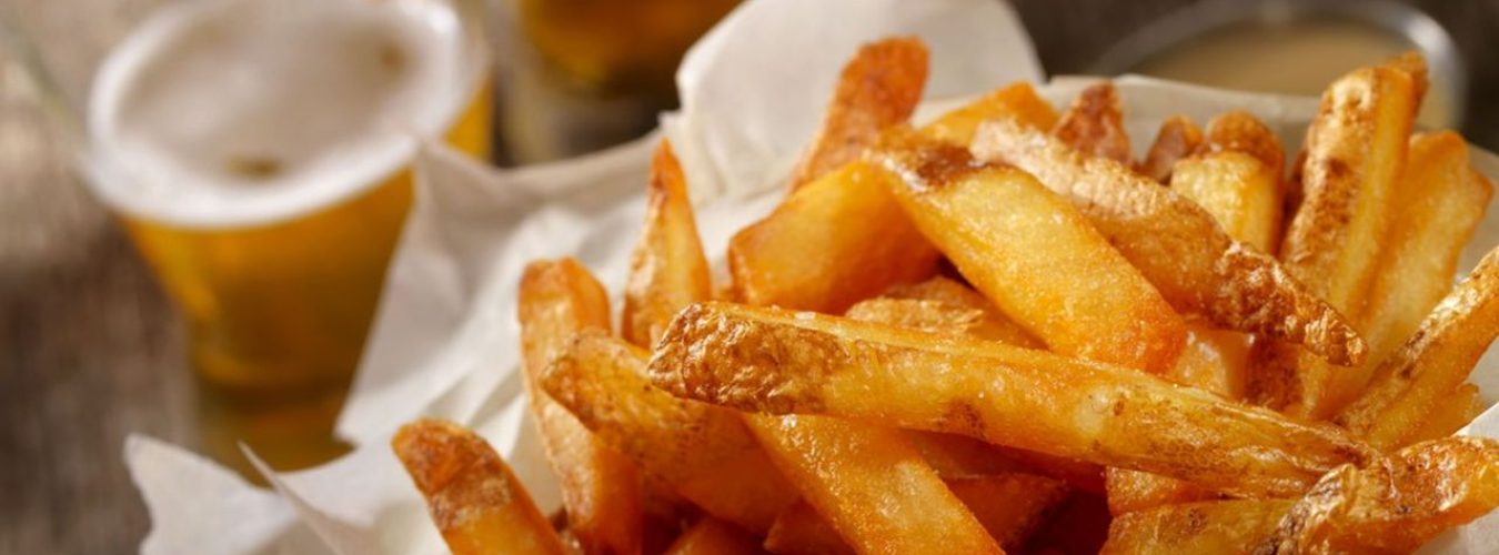 French Fries and a Beer