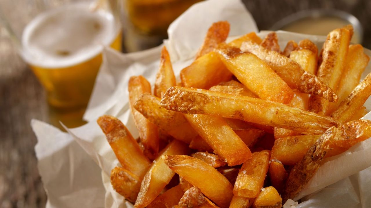 French Fries and a Beer